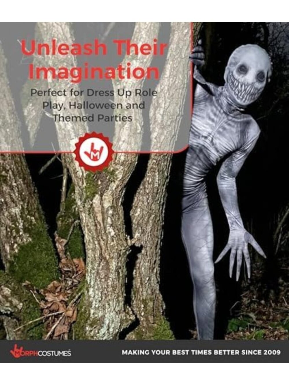 Spooky Rake Kids Halloween Costume | Fun Morphsuit Outfit for Dress-Up - Picture 6 of 6